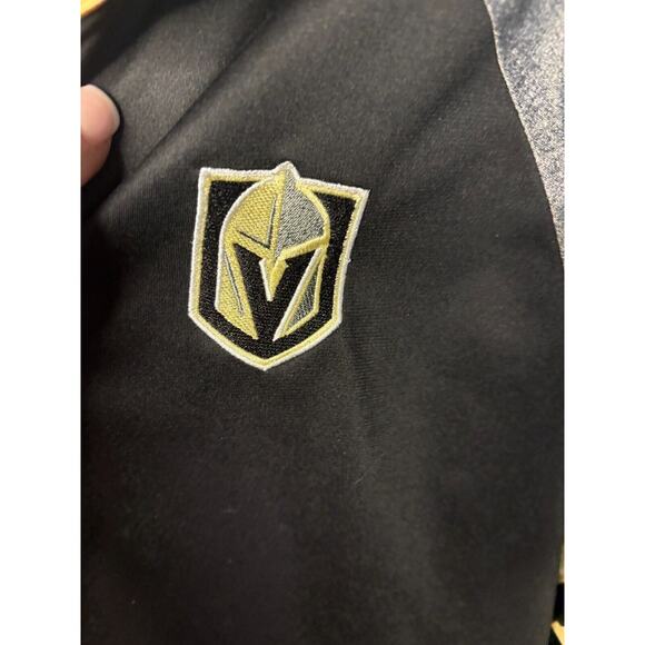 NHL Golden Knights 1/4 Zip Up Collared Pullover Men's Size Small - Picture 3 of 5